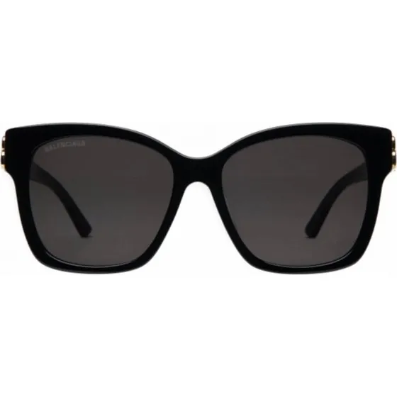Balenciaga BB0132S Lunettes de Soleil Œil de Chat Noires et Grises