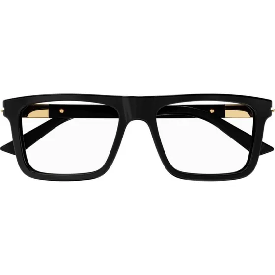 Gucci GG1504O Lunettes de Vue Homme Carrées Noires