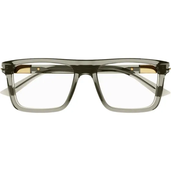 Gucci GG1504O Lunettes de Vue Homme Carrées Grises