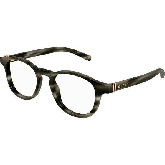 Gucci Homme Lunettes Optiques GG1510O Acétate Havane Ronde