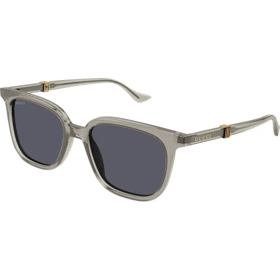 Gucci Homme Lunettes de Soleil GG1493S 003 Carrées Marron et Gris
