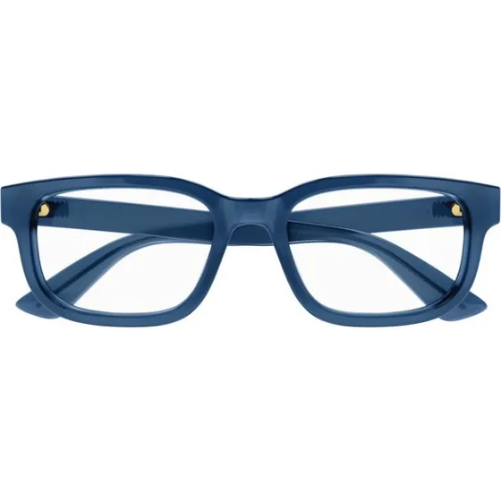 Gucci GG1584O Lunettes de Vue Homme - Monture Carrée Bleue