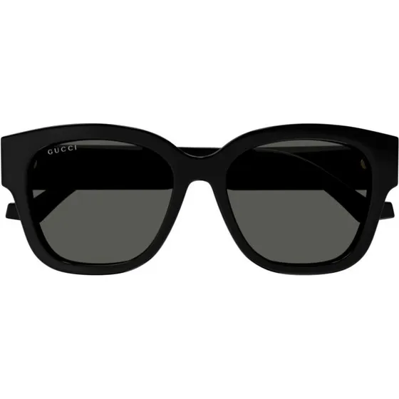 Gucci GG1550SK Lunettes de Soleil Carrées Noires et Grises
