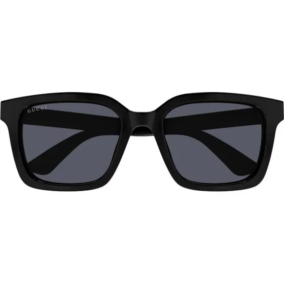 Gucci GG1582SK Lunettes de Soleil Carrées Homme Noir/Gris 54mm