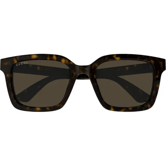 Gucci GG1582SK Lunettes de Soleil Homme Carrées Havane Marron
