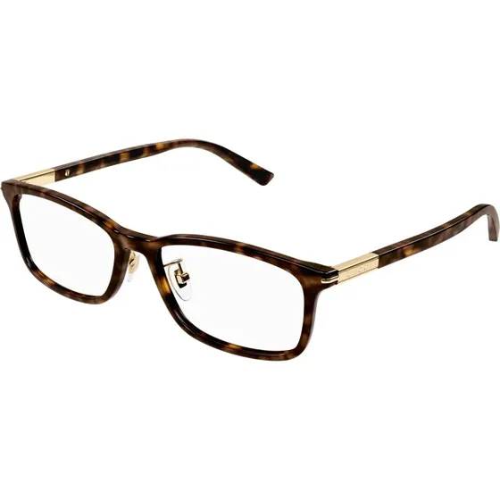 Gucci GG1506OJ Lunettes de Vue Carrées Havane Femme