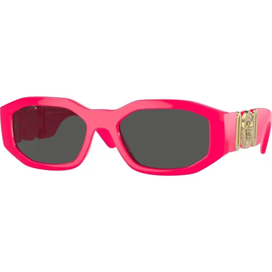 Versace Homme VE4361 - Lunettes de Soleil Géométriques Rose et Gris