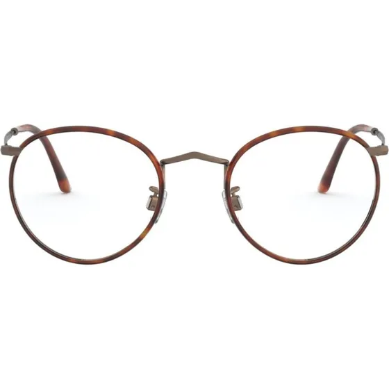 Giorgio Armani AR 112MJ Lunettes de Vue Homme Rondes Havane