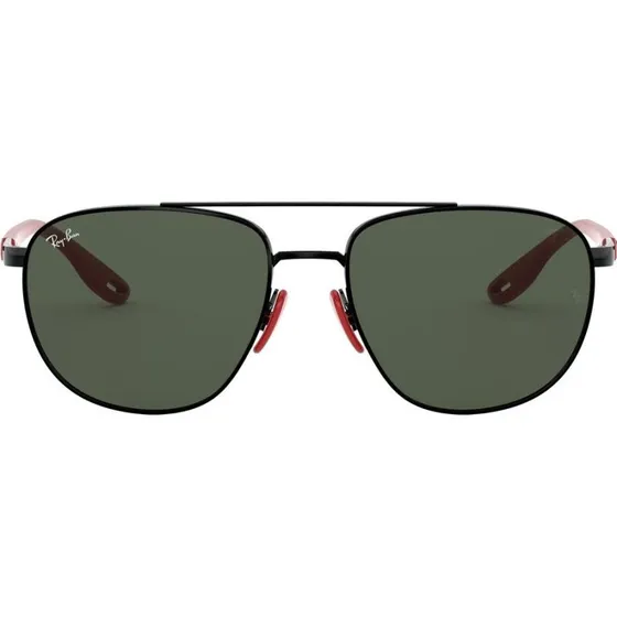 Ray-Ban RB 3659M Scuderia Ferrari Lunettes de Soleil Homme Noir Vert