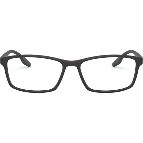 Prada Linea Rossa VPS 04M Lunettes de Vue Homme Géométriques Noires
