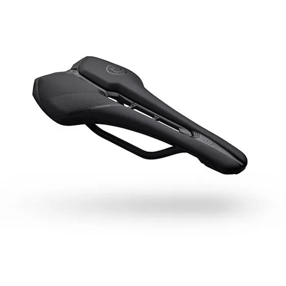 PRO Selle Falcon 132/142 mm Rails Acier/Carbone Noir