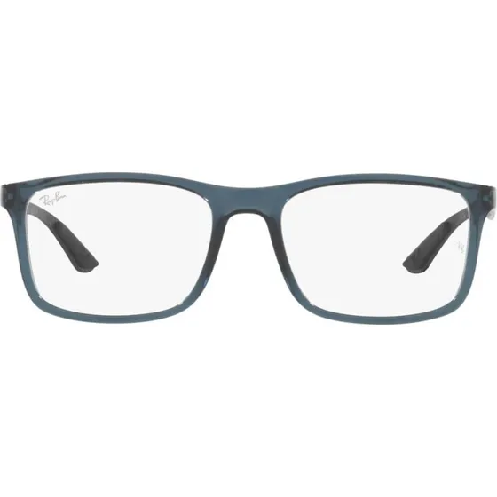 Ray-Ban RX 8908 Lunettes de Vue Géométriques Bleues Unisexe