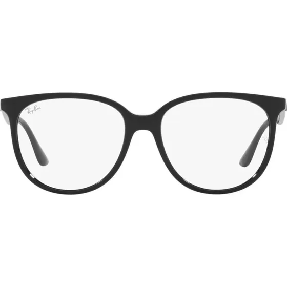 Ray-Ban RX 4378V Lunettes de Vue Rondes pour Femme - Noir