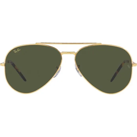 Ray-Ban New Aviator RB 3625 Lunettes de Soleil Unisexe Doré Vert 58mm