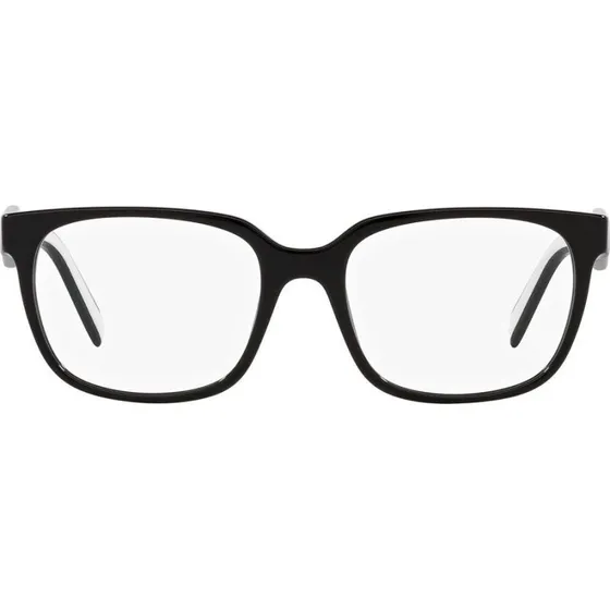 Prada PR 17ZV : Lunettes de Vue Carrées pour Femme - Noir