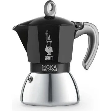 Bialetti Moka Induction Black - Cafetière 6 tasses