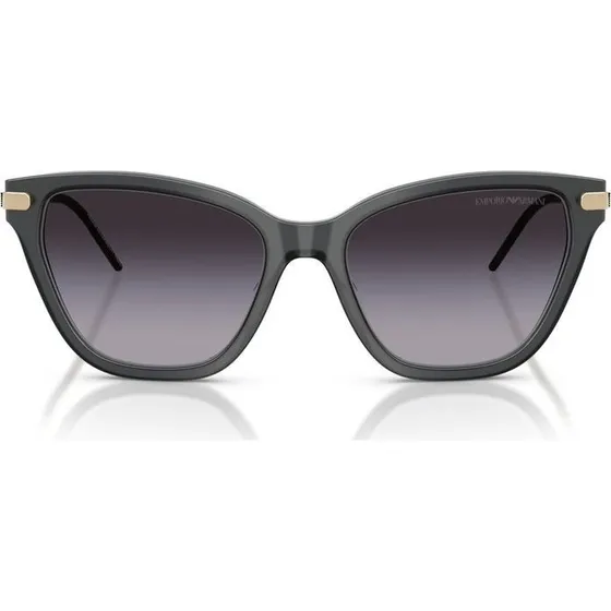 Emporio Armani EA 4251 Lunettes de Soleil Femme Œil de Chat Noir et Gris
