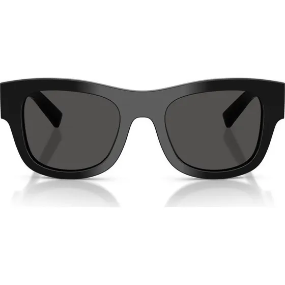 Dolce & Gabbana DG 4509 Lunettes de Soleil Carrées Noires et Grises