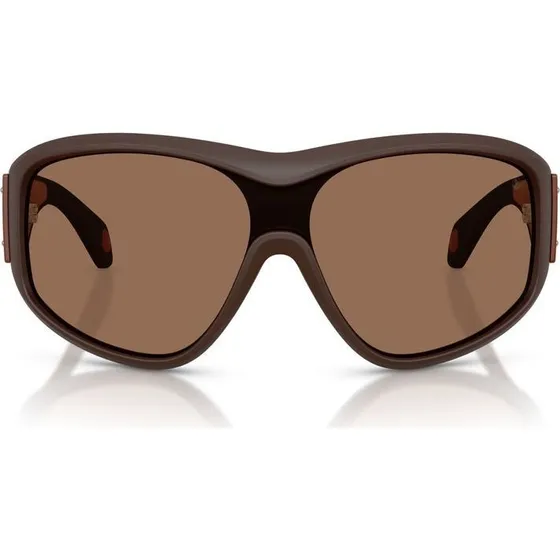 Moncler Thyra ME8016U Lunettes de Soleil Rondes Marron Unisexe