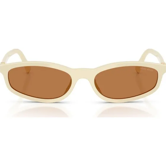 Miu Miu MU A06S Lunettes de Soleil Ovales pour Femme