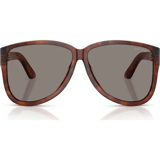 Miu Miu 0MU A08S Lunettes de Soleil Pilote Marron et Gris