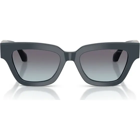 Giorgio Armani AR 8246U Lunettes de Soleil Carrées Bleues pour Femme
