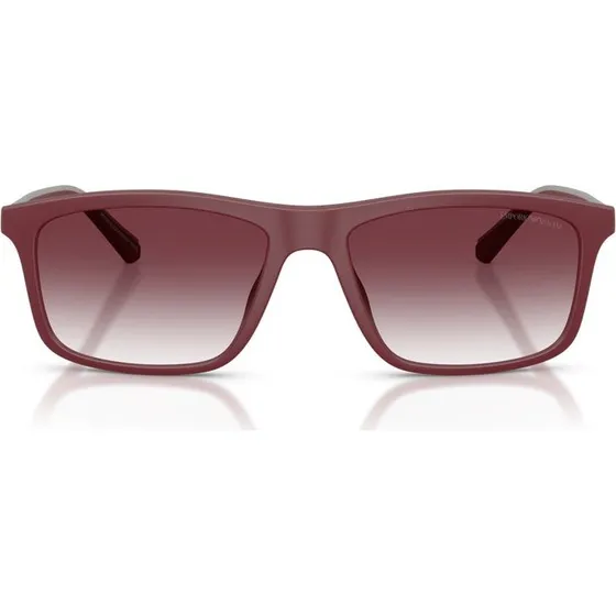 Emporio Armani EA4257U Lunettes de Soleil Homme Carrées Rouges et Violettes