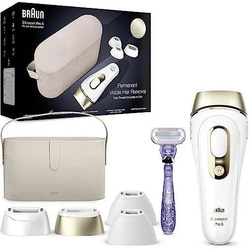 Braun Silk·Expert Pro 5 IPL Blanc/Doré