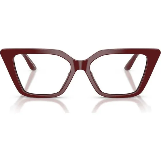 Emporio Armani EA 3273U Lunettes de Vue Femme - Rouge Œil de Chat