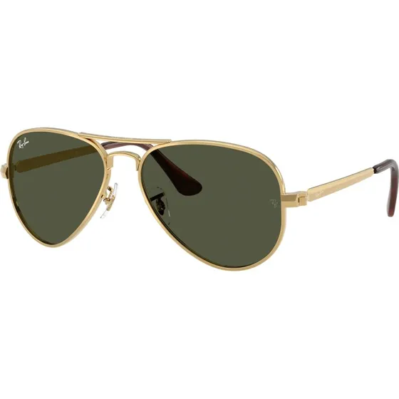Ray-Ban RB3925 Aviator Max Lunettes de Soleil Or et Vert