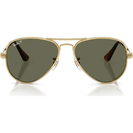 Ray-Ban RB 3925 Aviator Max Lunettes de Soleil Polarisées Or/Vert