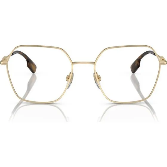 Burberry BE 1381 Lunettes de Vue Femme Géométriques Dorées