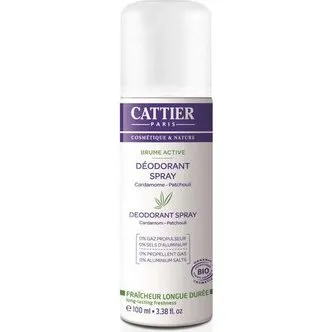 Cattier Dodorant Spray Cardamome & Patchouli 100ml