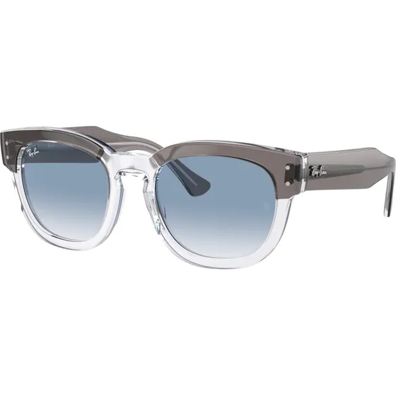 Ray-Ban Mega Hawkeye RB0298S Lunettes de Soleil Carrées Gris/Bleu
