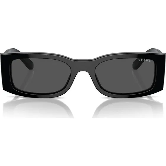 Vogue Vo 5584s Lunettes de Soleil Rectangulaires pour Femme - Noir/Gris