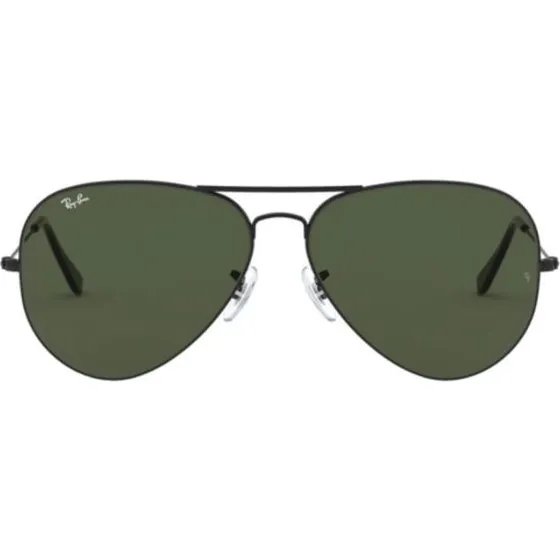 Ray-Ban Aviator Large Metal II RB3026 Lunettes de Soleil Noir/Vert