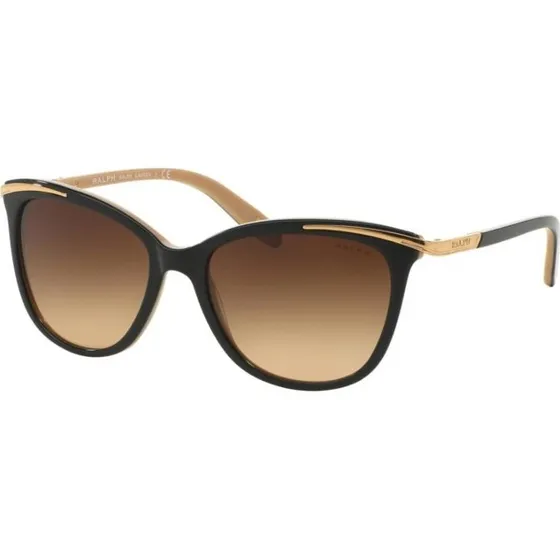 Ralph Lauren RA 5203 Lunettes de Soleil Œil de Chat Noires et Marron