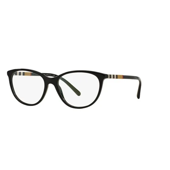 Burberry BE 2205 Lunettes de Vue Femme Géométriques Noires