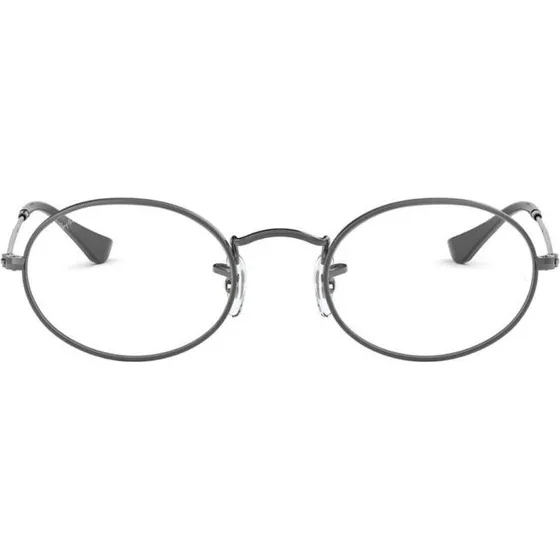 Ray-Ban RX 3547V Oval Metal Lunettes de Vue Rondes Unisexe
