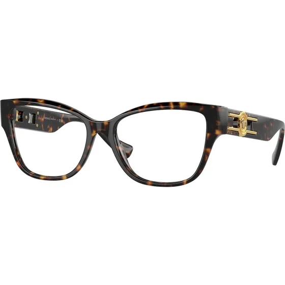 Versace VE3347 Lunettes Optiques Femme en Acétate Tortue Transparent