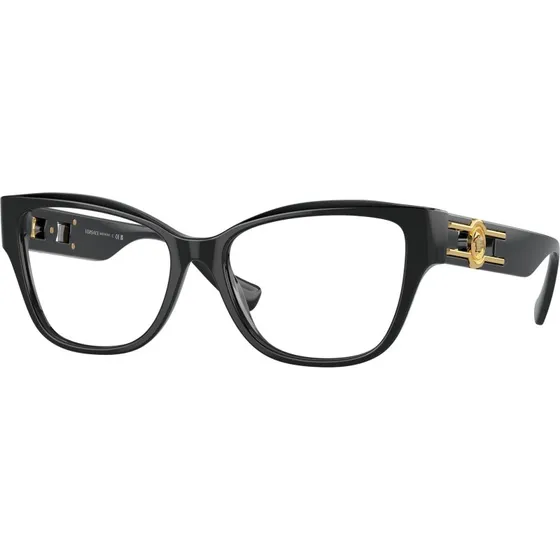 Versace VE3347 GB1 Lunettes Optiques Femme en Acétate Noir