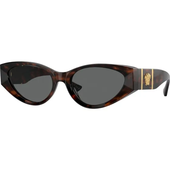 Versace VE4454 Lunettes de Soleil Cat Eye Écailles de Tortue