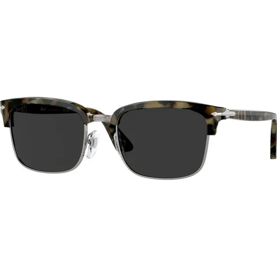 Persol PO3327S Lunettes de Soleil Carrées Écaille et Gris Polarisées