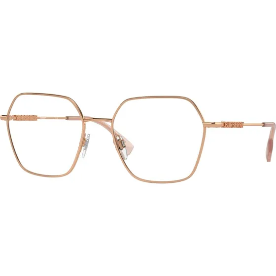 Burberry BE1381 Lunettes Optiques Géométriques Or pour Femme