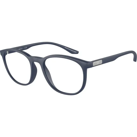 Emporio Armani EA3229 5763 Lunettes Optiques Pantos Bleues Homme