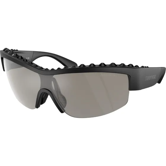 Swarovski Lunettes de Soleil SK6014 Noir Géométrique Miroir