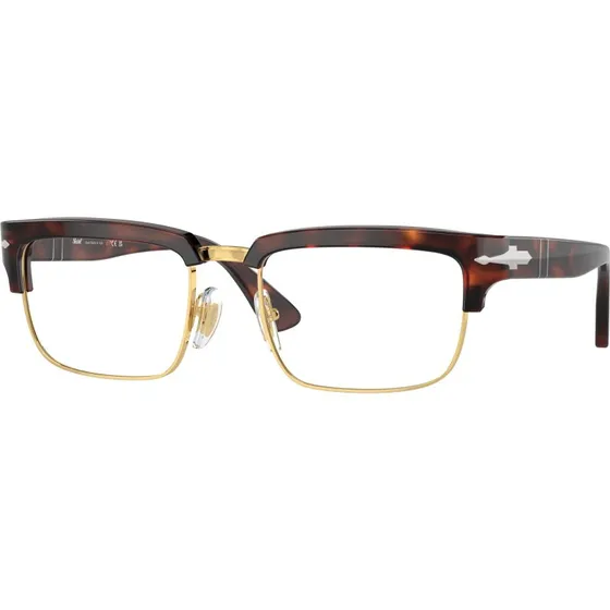Persol PO3354V Lunettes Optiques Carrées en Acétate Écaille