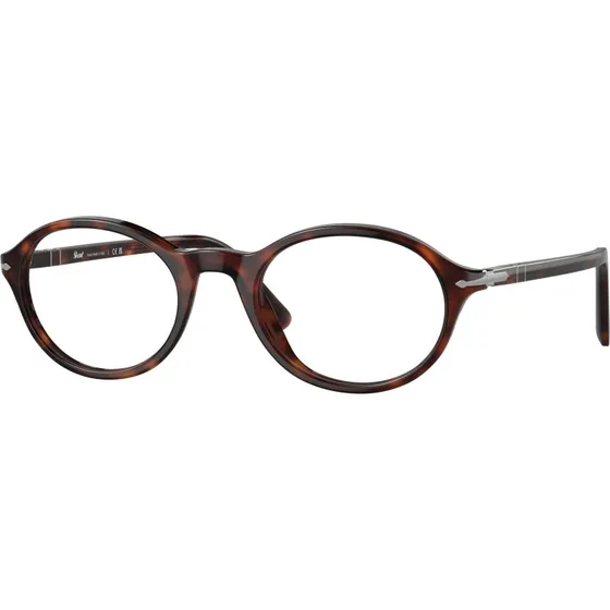 Persol PO3351V 24 Lunettes Optiques Rondes en Acétate Écaille