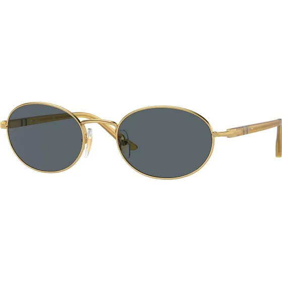 Persol PO1018S IDA Lunettes de Soleil Rondes Or et Bleu