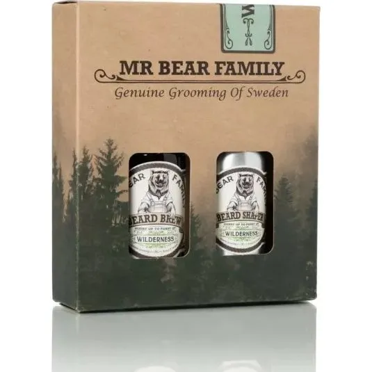 MR BEAR FAMILY Coffret Soin Barbe Wilderness 50ml, 60ml